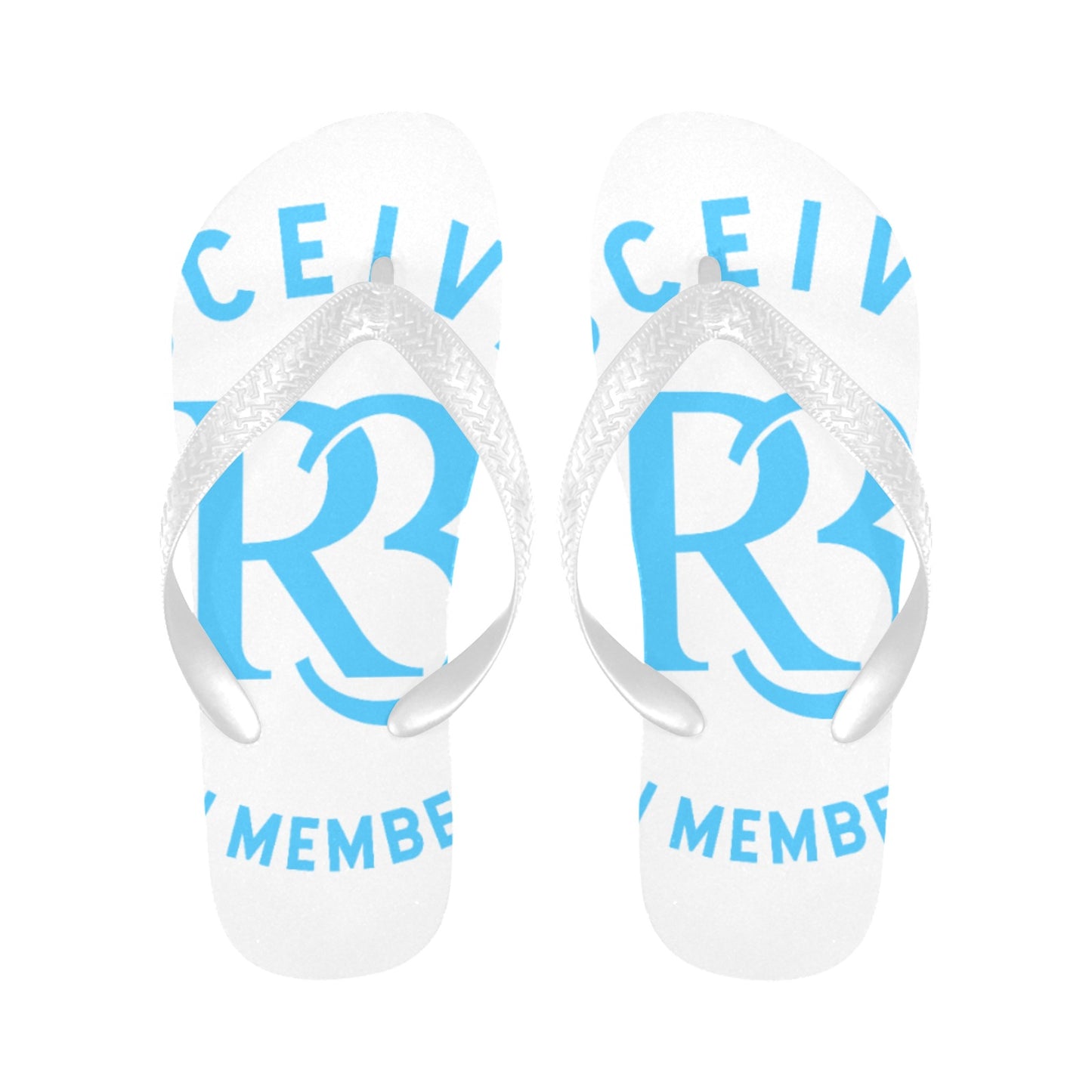 R3ceived Fashion Members Club Flip Flops For Men And Women - R3ceived