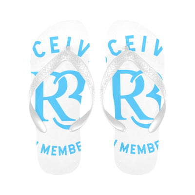 R3ceived Fashion Members Club Flip Flops For Men And Women