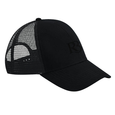 Eco-Friendly Black Mesh R3 Cap – Black on Black R3 Hat with Adjustable Fit