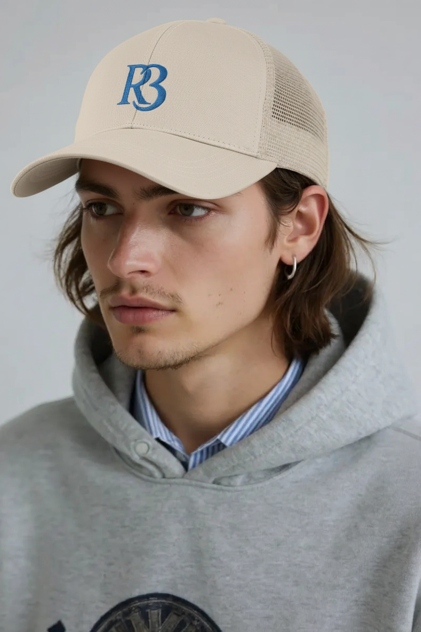R3CEIVED Sky Blue R3 trucker Cap