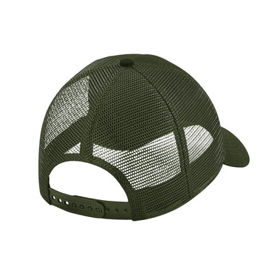 Olive Green Mesh Cap with White R3 Logo